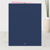 Schattige Meisje Cartoon Selfie Meisje Camera Verj Kaart (Achterkant)