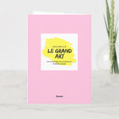 Schattige Meisje Cheerleader Roze Verjaardag Kaart (Achterkant)