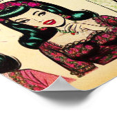 Schattige Meisje Comics Poster (Hoek)