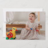 Schattige Meisje Een van de vele Eerste 2 Foto 1e  Kaart (Achterkant)