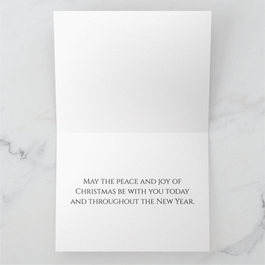 Schattige meisje en sneeuwman kerst Kaart (Binnen)