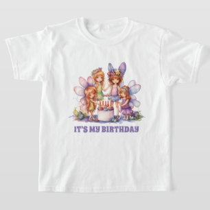 Schattige meisje feeënfeest t-shirt