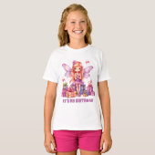 Schattige meisje feeënfeest t-shirt (Voorkant volledig)