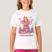 Schattige meisje feeënfeest t-shirt (Voorkant)