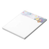 Schattige Meisje Gepersonaliseerde Schattigee Eenh Notitieblok (Linkerzijde)