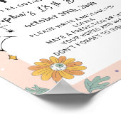 Schattige Meisje Ghost Verjaardag Tijd Capsule Tek Poster (Hoek)