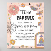 Schattige Meisje Ghost Verjaardag Tijd Capsule Tek Poster (Voorkant)
