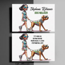 Schattige Meisje Hond Walker Huisdier Sitter