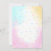 Schattige Meisje Kat Pawty Animals Verjaardag Kaart (Achterkant)