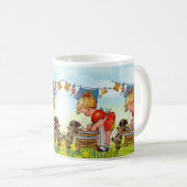  Schattige meisje Koffiemok (Voorkant rechts)