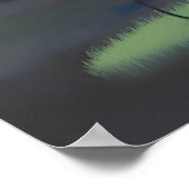 Schattige meisje met ballonnen poster (Hoek)