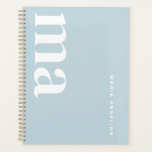 Schattige Meisje Monogram Blauwe School Planner<br><div class="desc">Deze stijlvolle planner is een must-have voor schoolbenodigdheden en terug naar school benodigdheden. Perfect voor schoolmusthaves, het past precies in uw schoolbenodigdheden middelbare school lijst. Met zijn schattige schoolbenodigdheden ontwerp, het is een esthetische school benodigdheden essentieel. Ideaal voor middelbare schoolbenodigdheden en schoolbenodigdheden esthetische collecties, het is ook geweldig voor schoolbenodigdheden....</div>