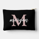 Schattige Meisje Monogram Bruidsmeisje Gift | Zwar Etui (Achterkant)