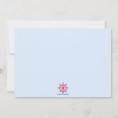 Schattige meisje olifant zeeman baby shower uitnod kaart (Achterkant)