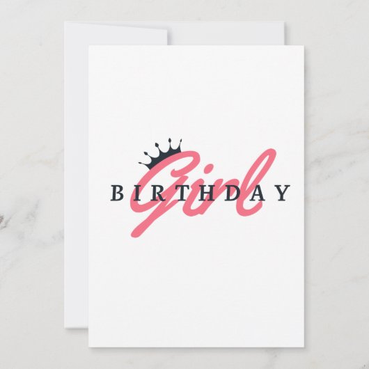 Schattige Meisje Piloot Vliegt Vliegtuig, Girly Ro Kaart (Achterkant)