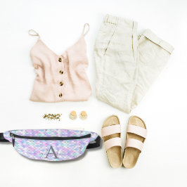 Schattige Meisje Roze Paarse Zeemeermin Schalen Ge Heuptasje