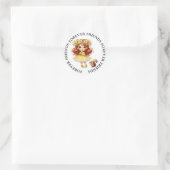 Schattige Meisje Vriendschap Stickers (Tas)