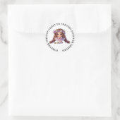 Schattige Meisje Vriendschap Stickers (Tas)