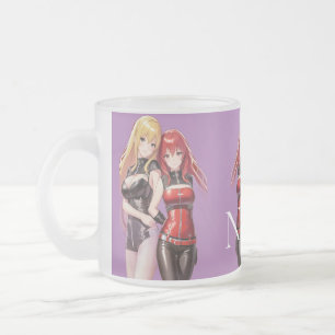 Schattige Meisjes Anime Thunder_Cove Matglas Koffiemok