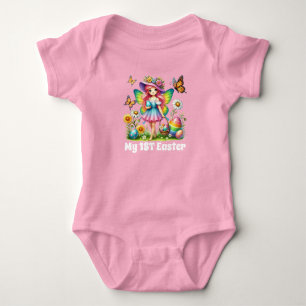 Schattige meisjes eerste Pasperifee Romper