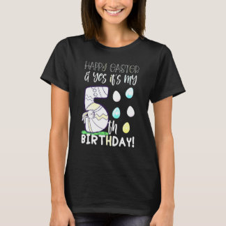 Schattige Meisjes Gelukkig Pasen Ja Het Is Mijn 5e T-shirt