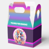 schattige meisjes Gelukkige Verjaardag eenhoorn Bedankdoosjes (Geopend)