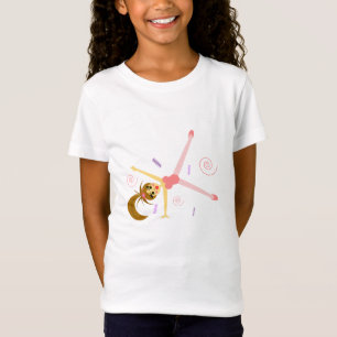 Schattige meisjes Gymnastiek T-Shirt