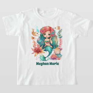schattige meisjes in ruil voor naam t-shirt