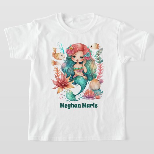 schattige meisjes in ruil voor naam t-shirt (Laagn)