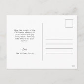  Schattige Meisjes in Santa Costume Kerstmis Feestdagenkaart (Achterkant)