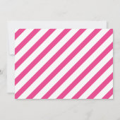 Schattige Meisjes Roze Monster 2e Verjaardagsfeest Kaart (Achterkant)