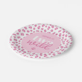 Schattige Meisje's tweede verjaardagsfeestje Papieren Bordje (Gekanteld)