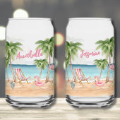 Schattige Meisjes Weekend Bachelorette Waterverf S Blikvorm Glas