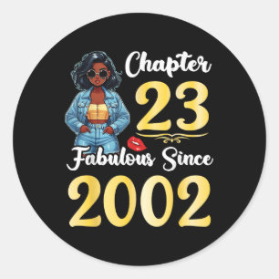 Schattige Meisjeshoofdstuk 23 jaar oud Fabulous si Ronde Sticker