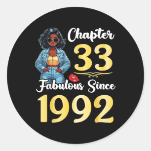 Schattige Meisjeshoofdstuk 33 jaar oud Fabulous si Ronde Sticker