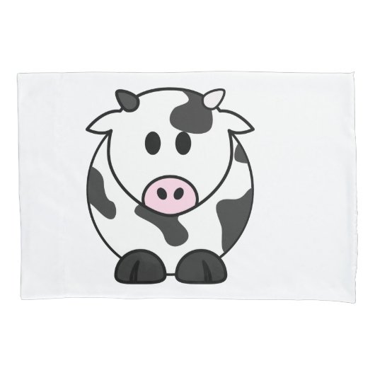 Schattige melkkoe kussensloop (Voorkant)