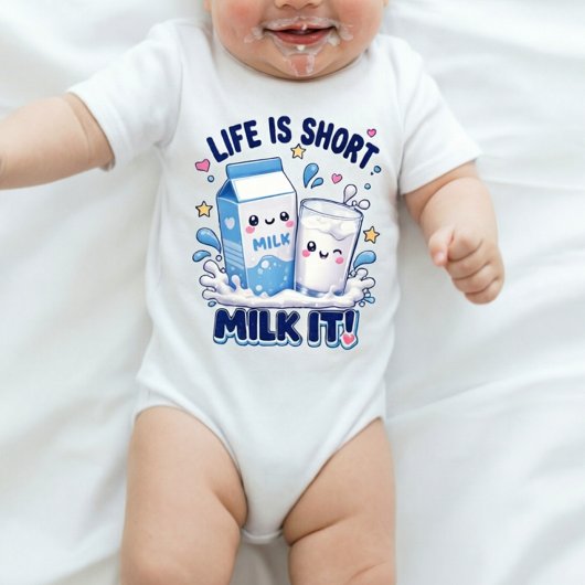 Schattige Melkliefhebber Romper