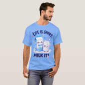 Schattige Melkliefhebber T-shirt (Voorkant volledig)