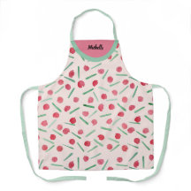 Schattige Meloen Candy Cane Waterverf
