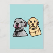 Schattige Meme Honden Briefkaart (Voorkant)