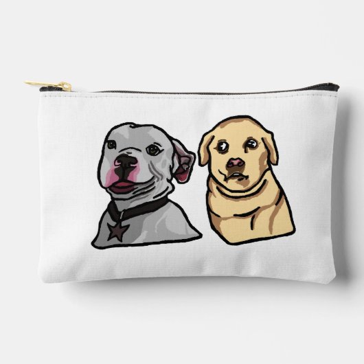 Schattige Meme Honden Etui (Voorkant)
