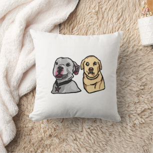 Schattige Meme Honden Kussen