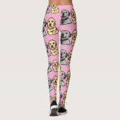 Schattige Meme Honden Leggings (Achterkant)