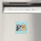 Schattige Meme Honden Magneet (Insitu (Vaatwasser))