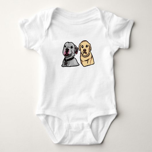 Schattige Meme Honden Romper (Voorkant)