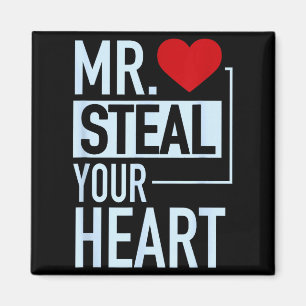 Schattige meneer steelt je hart Valentijnsdag Magneet