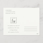 Schattige Meowy Kerstcadeau Kat Corporate Logo Feestdagenkaart (Achterkant)