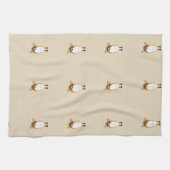 Schattige merkwaardige Fox Kitchen Towel Theedoek (Horizontaal)