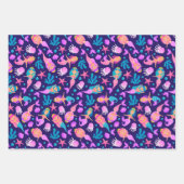 schattige Mermaid Patrio meisjes Inpakpapier Vel (Voorkant)