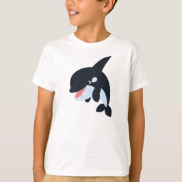 Schattige Merry Cartoon Killer Whale Kinderen T-sh T-shirt